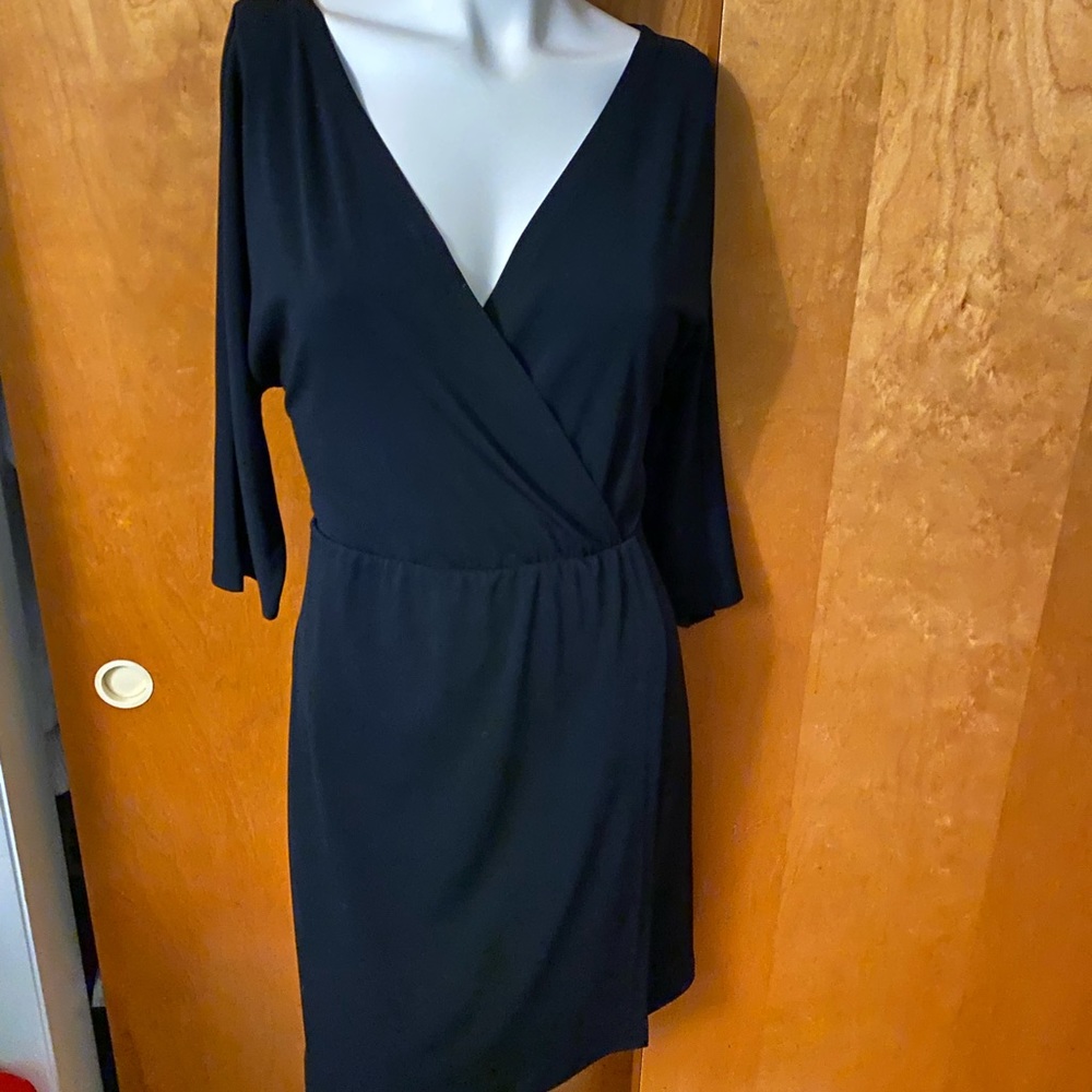H&M Little Black Dress V-Neck Size S